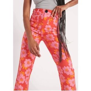 Rollas datura floral bootcut pant
